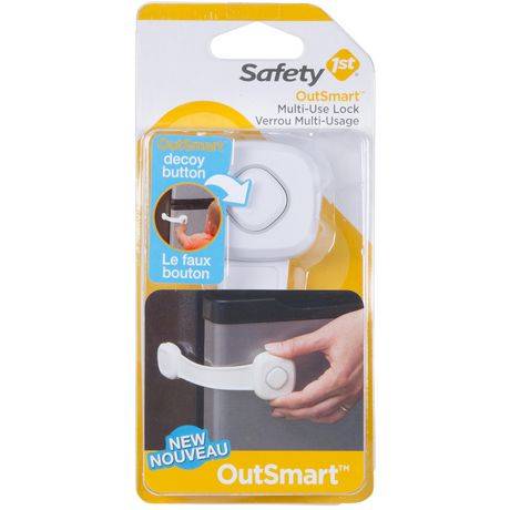 Safety 1st Hs2700300 Outsmart Multi-Use Lock With Decoy Button (smart multi-use lock)