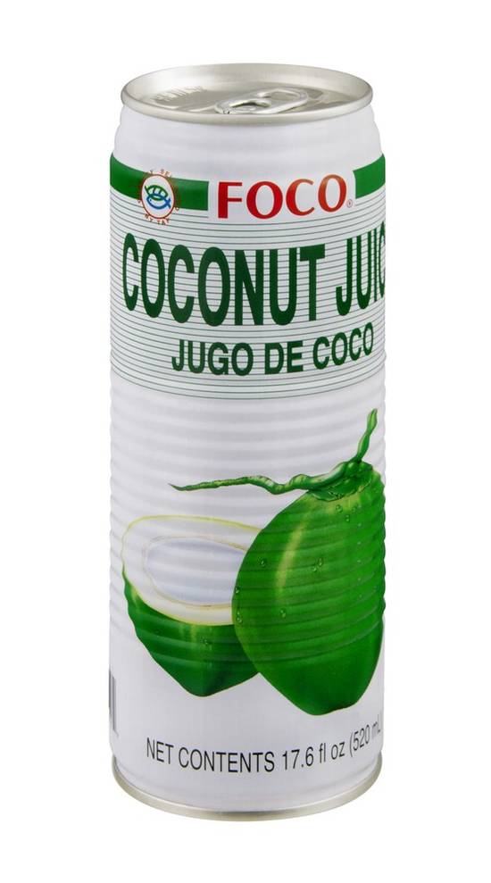 Foco Coconut Juice, 17.6oz