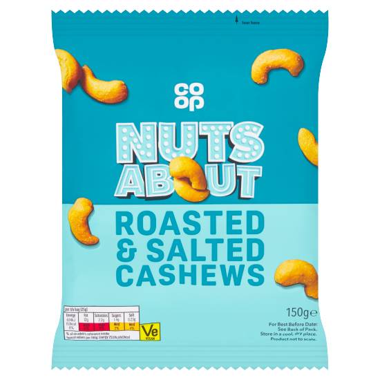 Co-Op Roasted & Salted Jumbo Cashews