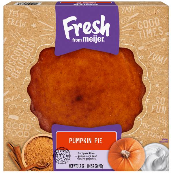 Fresh From Meijer Pumpkin Pie (31.7 oz)