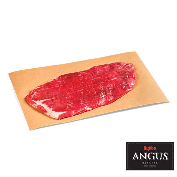 Hy-Vee Angus Reserve Beef Boneless Whole Flank Steak