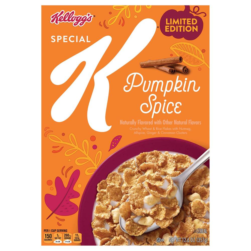 Special K Kellogg's Breakfast Cereal, Pumpkin Spice (12.6 oz)