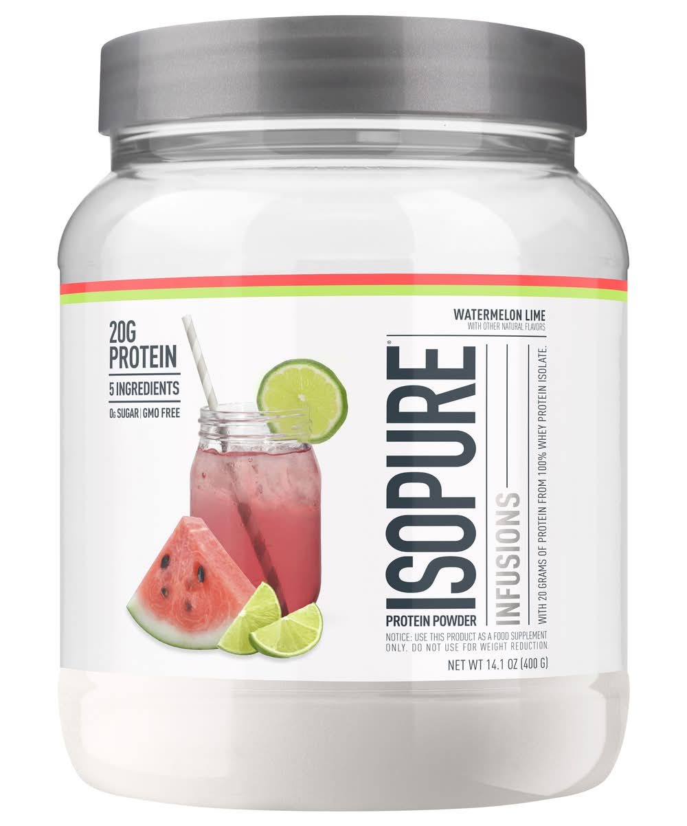 Isopure Infusions Protein Powder, Watermelon-Lime (0.88 lbs)