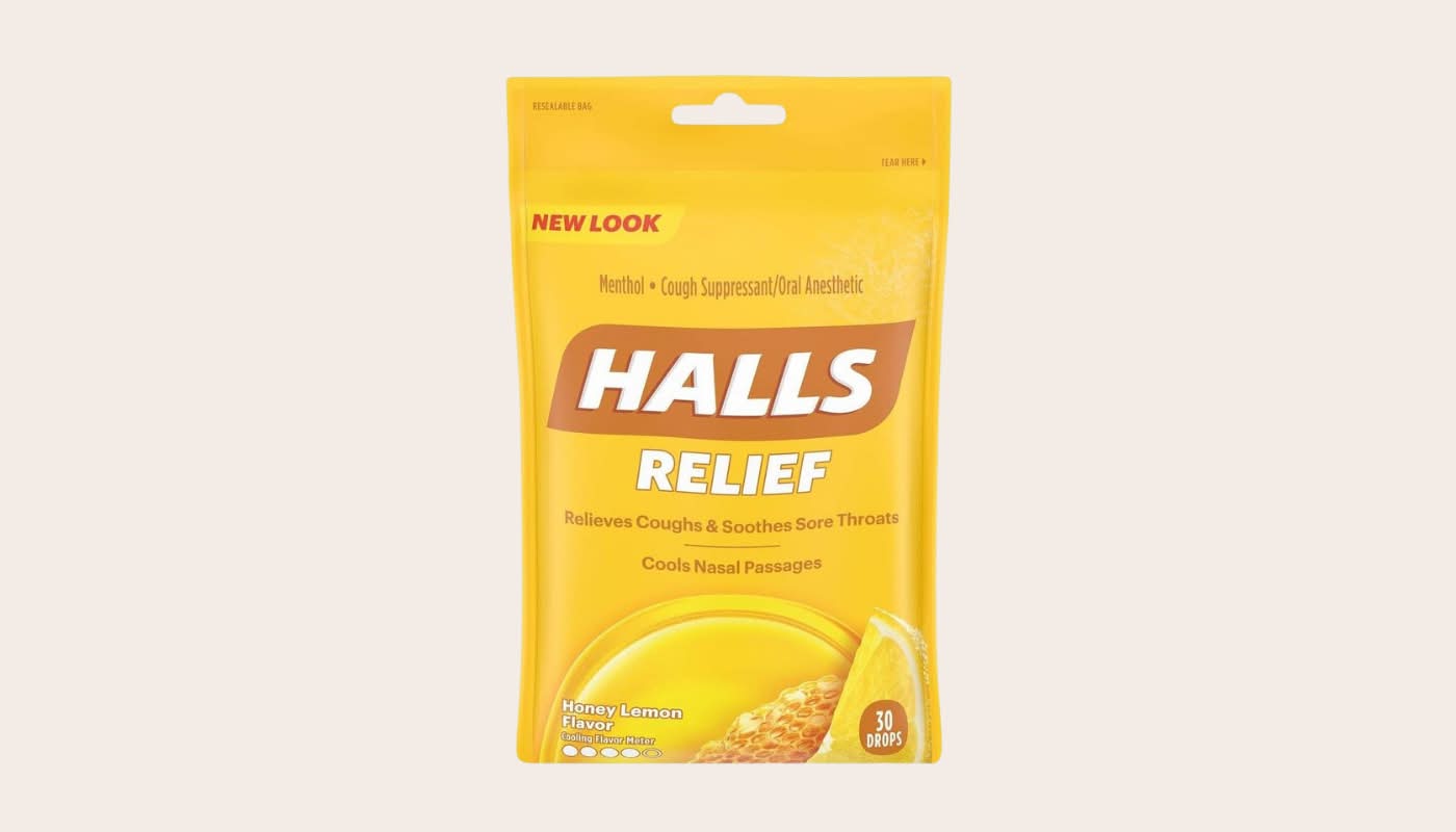 Halls Honey Lemon 30ct