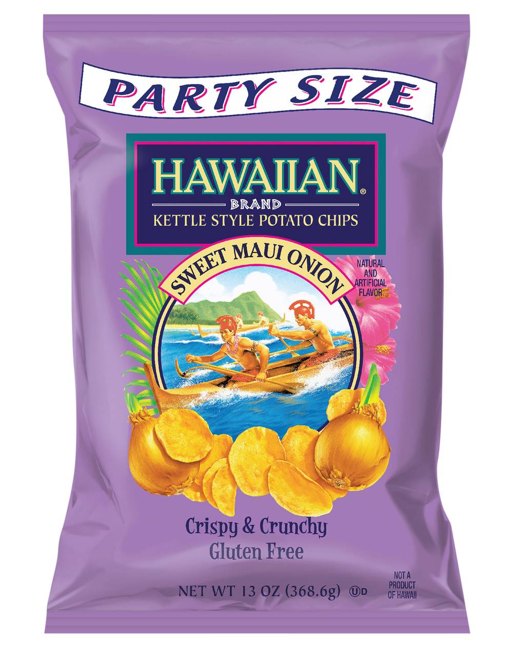 Hawaiian Sweet Maui Onion Chips Party Size (13 oz)
