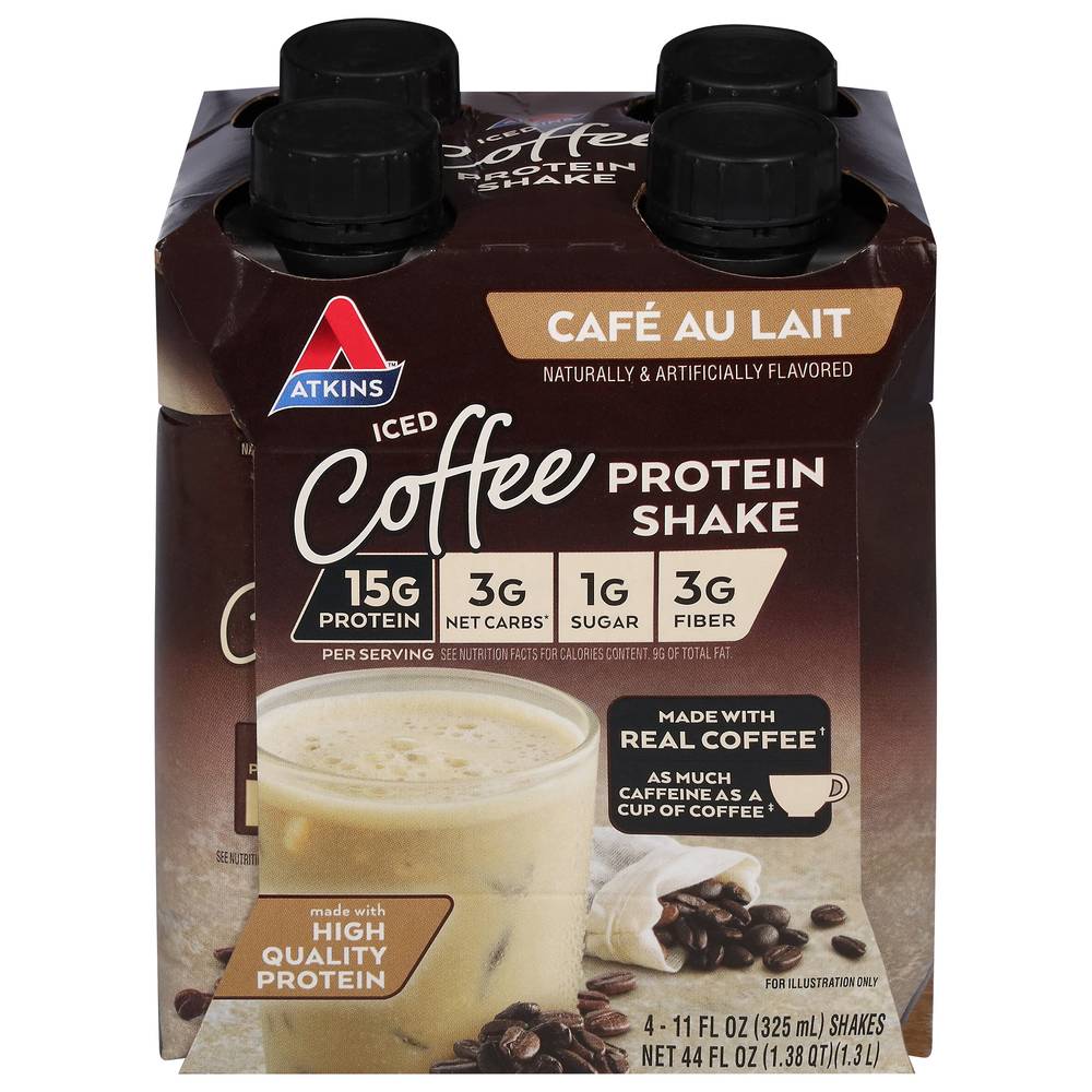 Atkins Iced Coffee Protein Shake (44 fl oz, 4 ct)