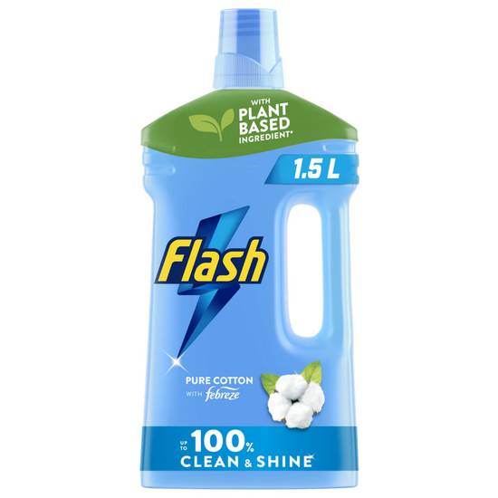Flash Multipurpose Floor Liquid Cleaner Pure Cotton 1.5L