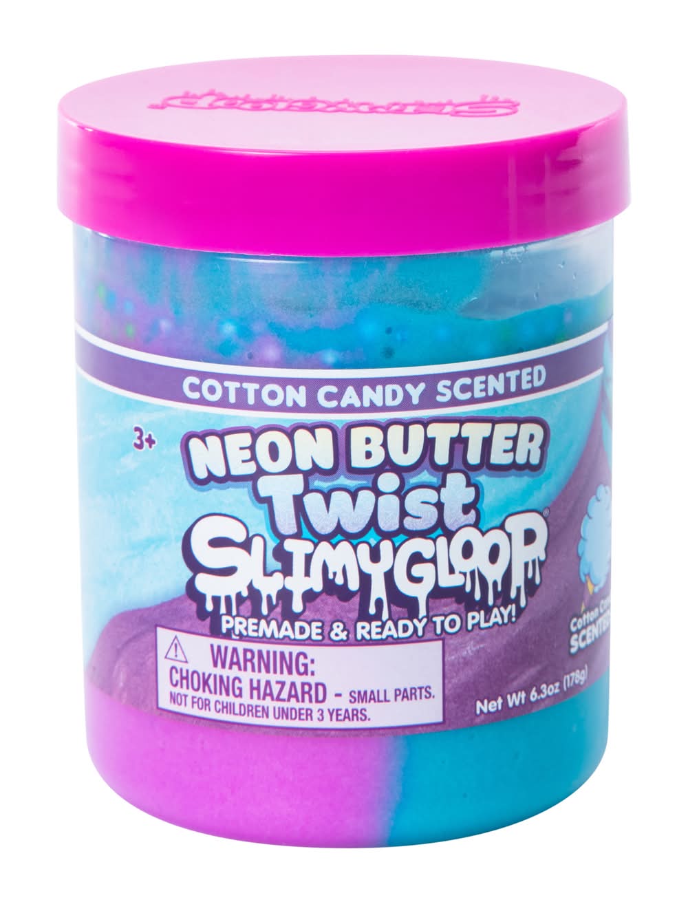 Neon Butter Twist Slimygloop® Slime 6.3oz Blue