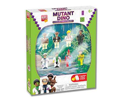 Block Tech Mutant Dino Figure Set (8 ct)