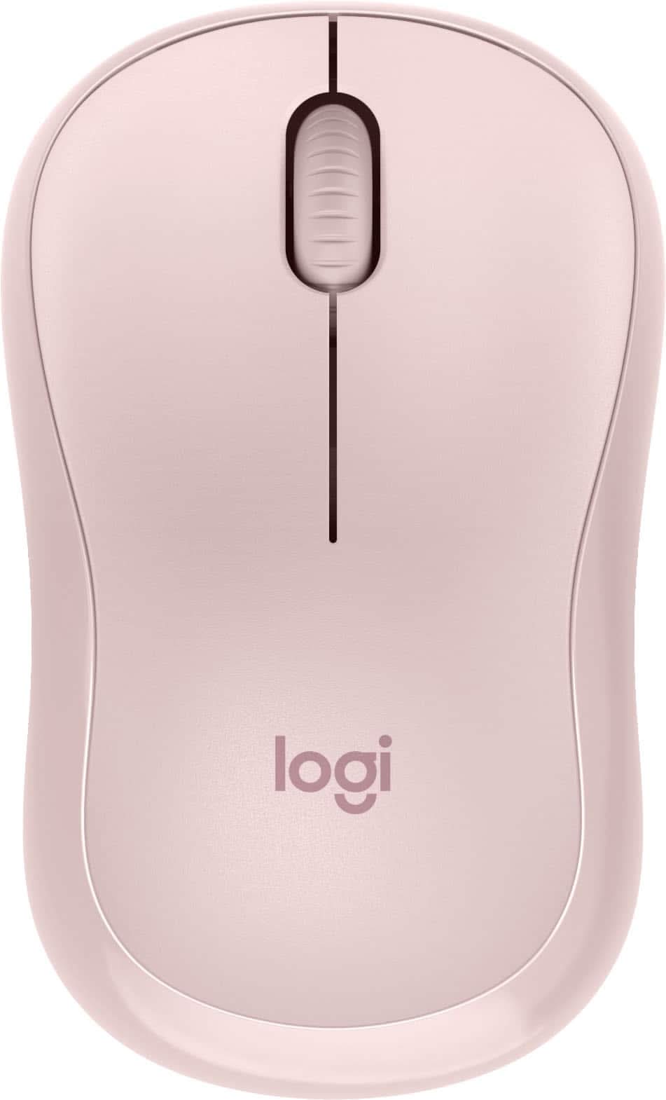Logitech - M220 SILENT Wireless Optical Ambidextrous Mouse - Wireless - Rose