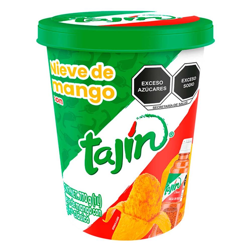 Tajín nieve de mango con chile (bote 1 l)