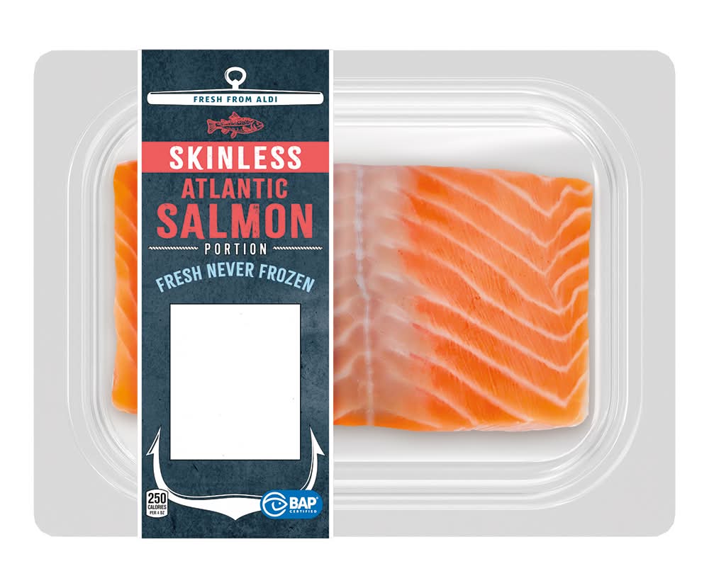 Fresh Never Frozen Skinless Atlantic Salmon