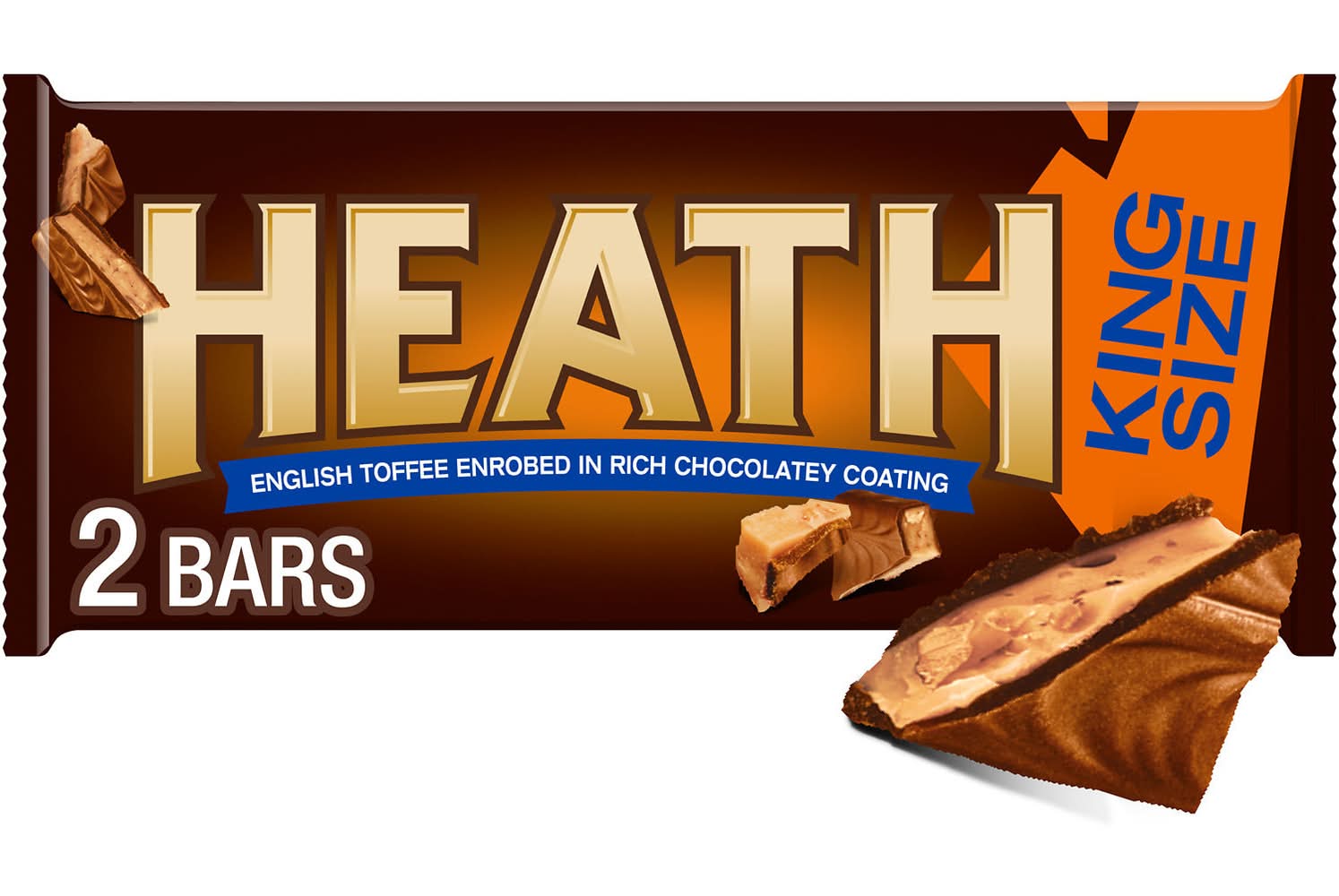 Heath Milk Chocolate English Toffee Bars (2.8 oz, 2 ct)