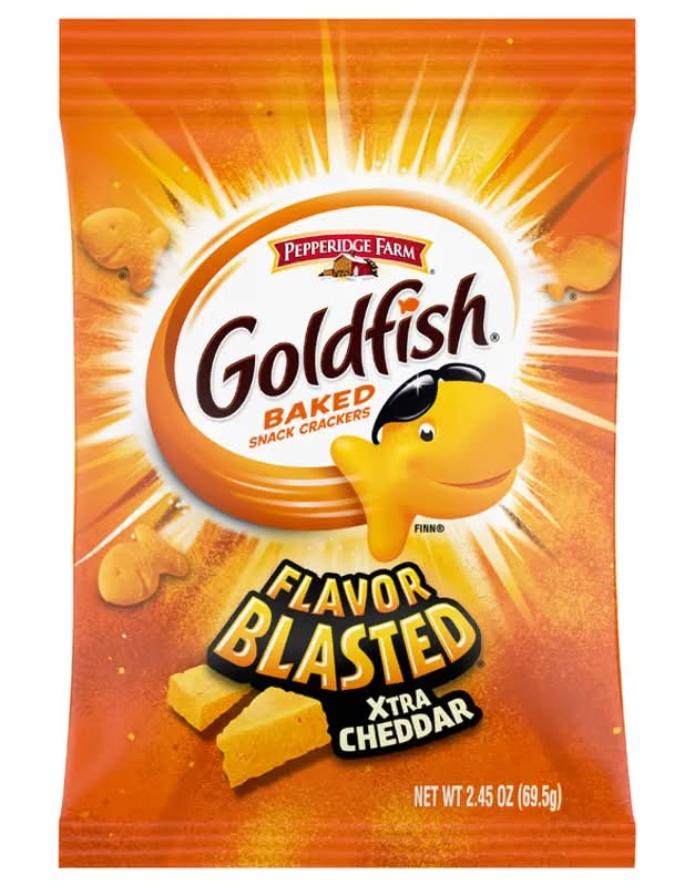 Pepperidge Farm Goldfish Baked Snack Crackers Xtra Cheddar