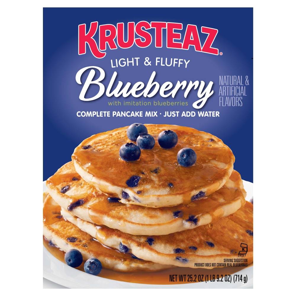 Krusteaz Complete Blueberry Pancake Mix (1.57 lbs)