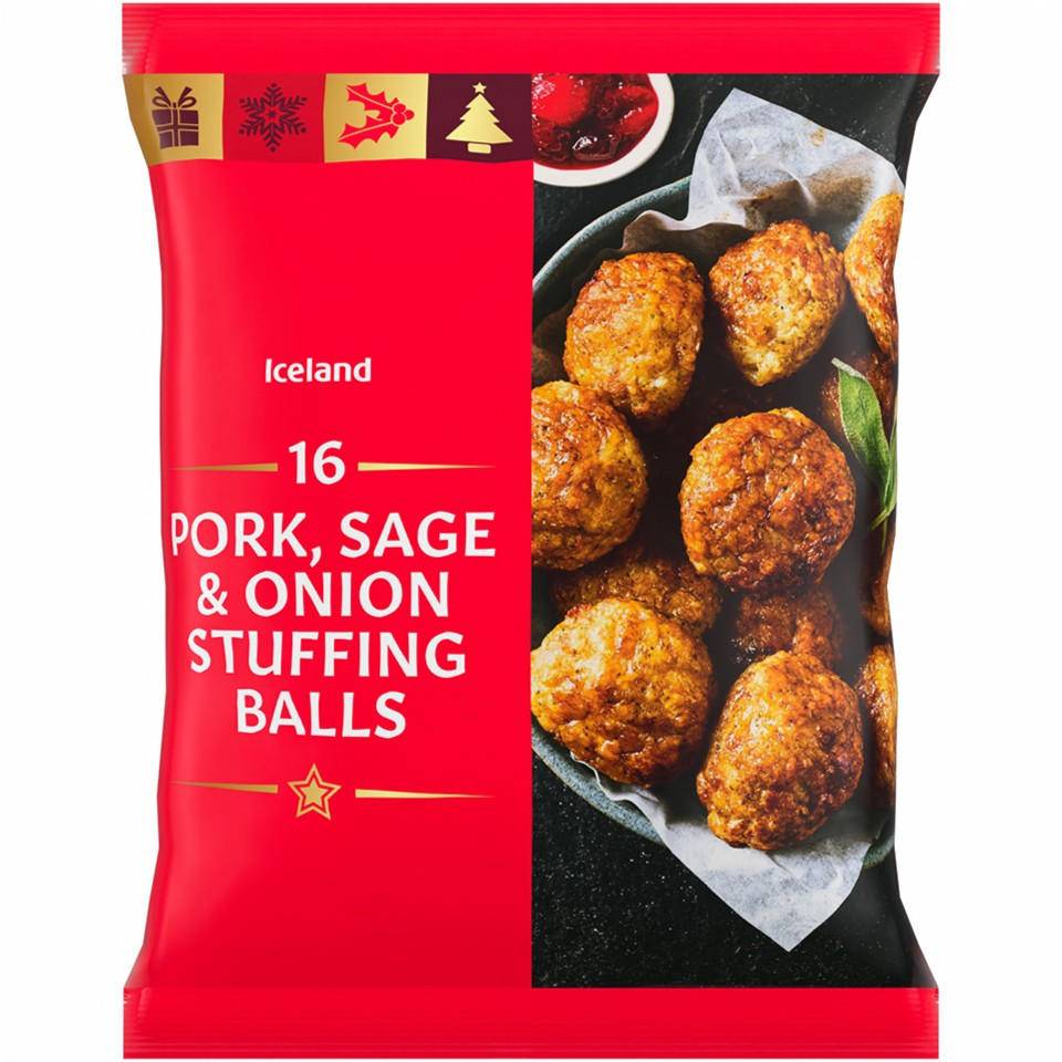 Iceland 400g Pork Sage & Onion Stuffing Balls