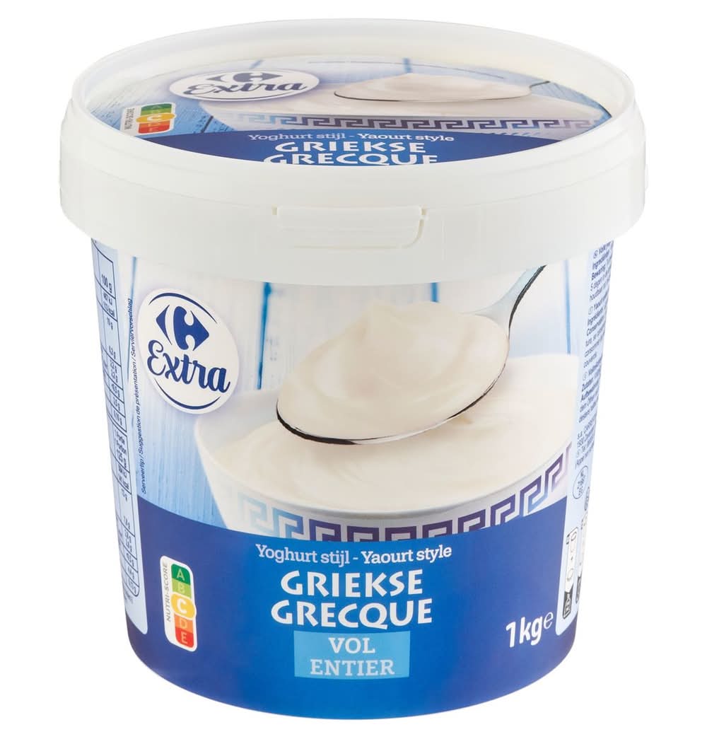 Carrefour Extra Yaourt Style Grecque Entier 1 kg