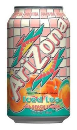 Arizona Iced Tea with Peach Flavor 23 oz Can