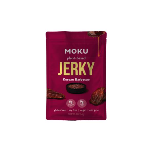 Moku Plant-Based Korean Barbecue Mushroom Jerky