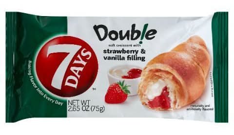 7 Days Croissant Strawberry Vanilla 2.6oz