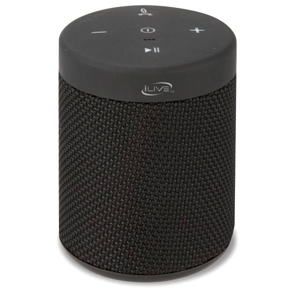 iLive Waterproof Portable Bluetooth Speaker, Black