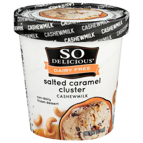 So Delicious Salted Caramel Cluster Cashew Milk Frozen Dessert