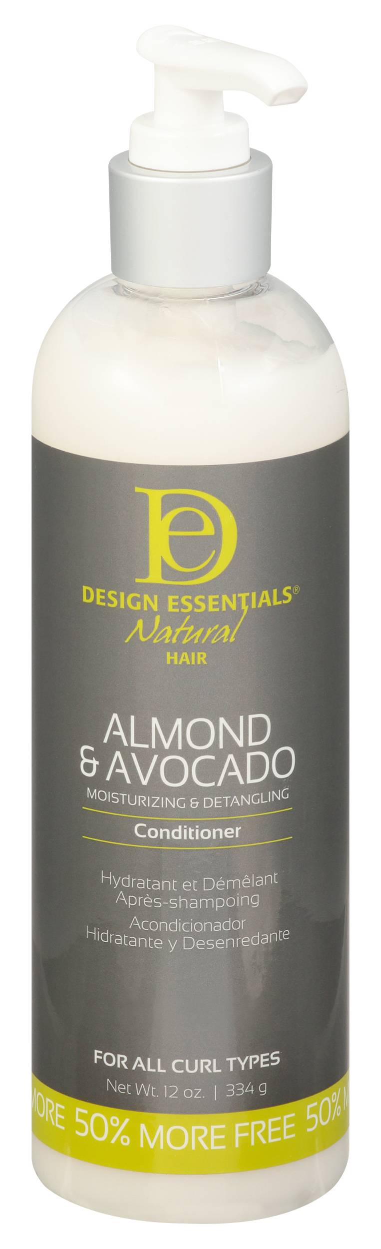 Design Essentials Almond & Avocado Moisturizing & Detangling Conditioner (12 oz)