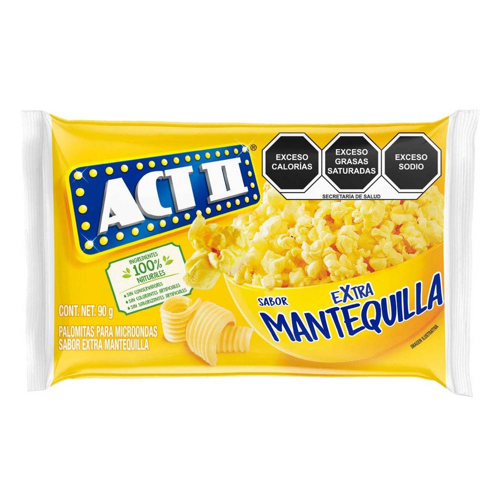 Act II · Palomitas sabor extra mantequilla (90 g)