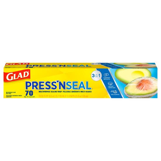 Glad Press'nseal 3 in 1 Multipurpose Sealing Wrap