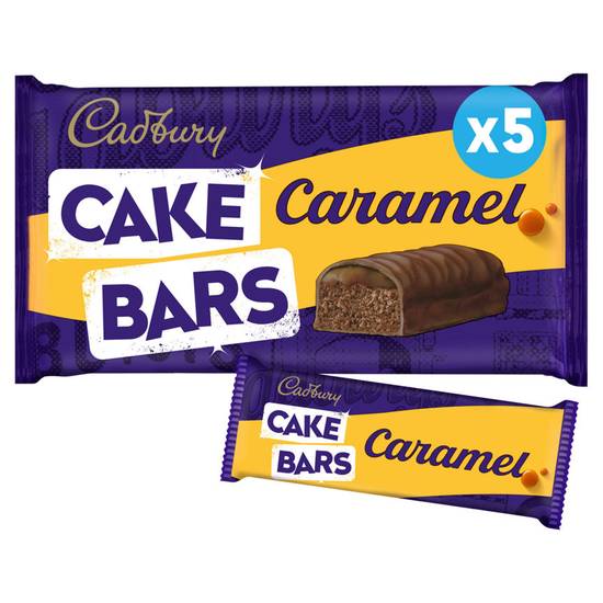 Cadbury 5 Caramel Cake Bars 5PK
