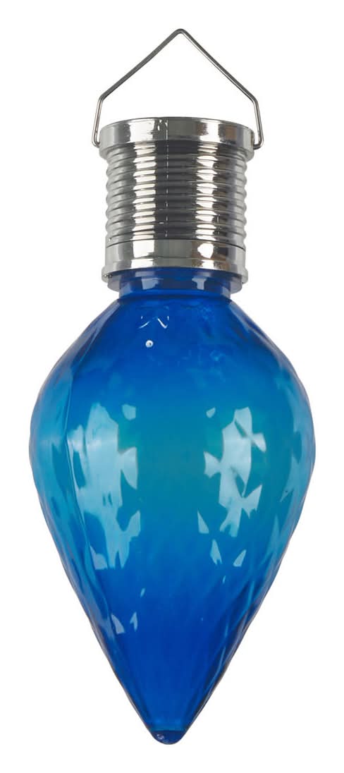 Holiday Style Christmas Solar Powered Hanging Bulb, Assorted