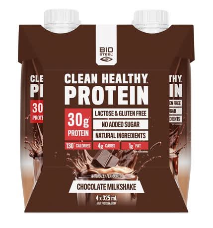Biosteel 30G Protein Rtd Chocolate Milkshake (4X325Ml)