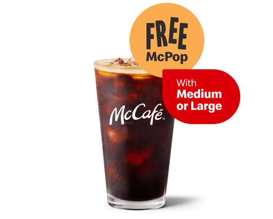 Medium Iced Long Black - McCafé