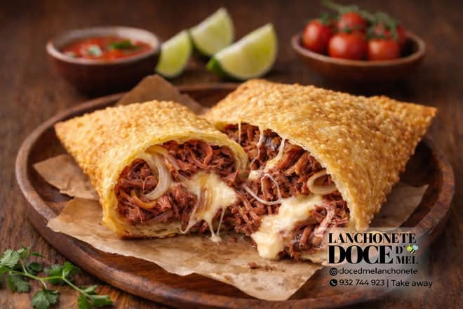 Pastel Carne Seca com Queijo (Novidade)