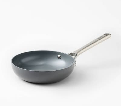 Figmint Nonstick Ceramic Coated Aluminum Fry Pan, 8 in, Dark Gray