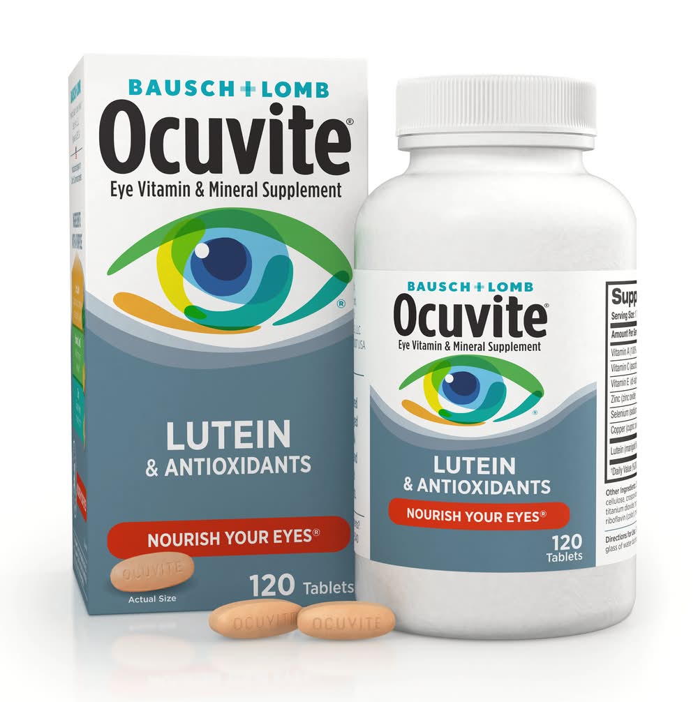 Ocuvite Eye Vitamin & Mineral Supplement With Lutein (5.7 oz)