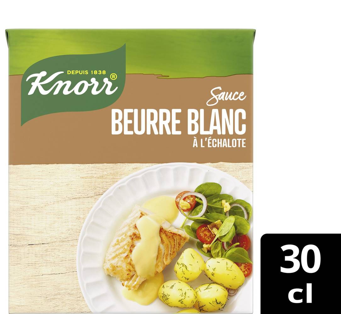 Sauce Beurre Blanc Echalote Knorr - la brique de 30 cl