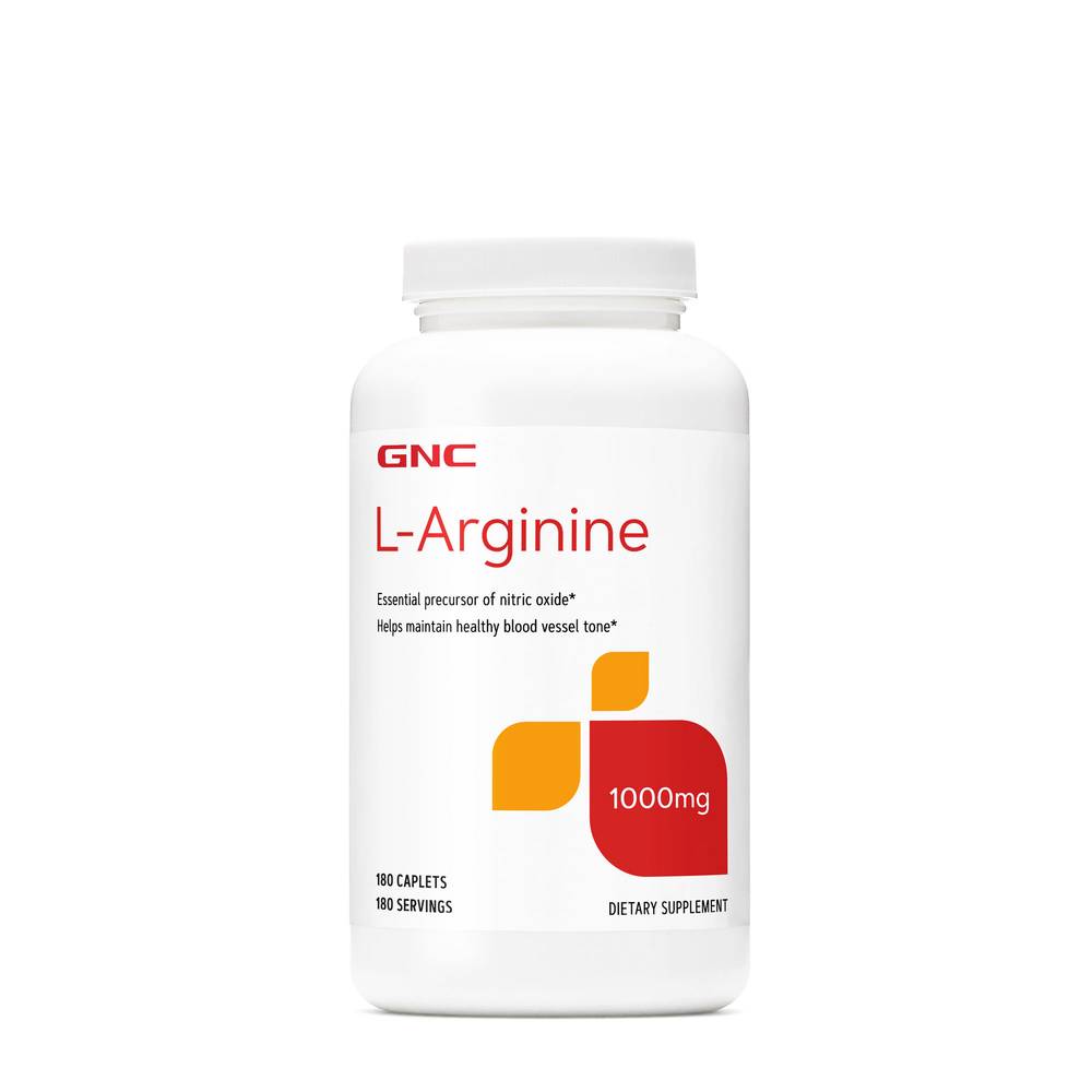 Gnc L Arginine For Healthy Blood Vessel 1000 mg (180 ct)