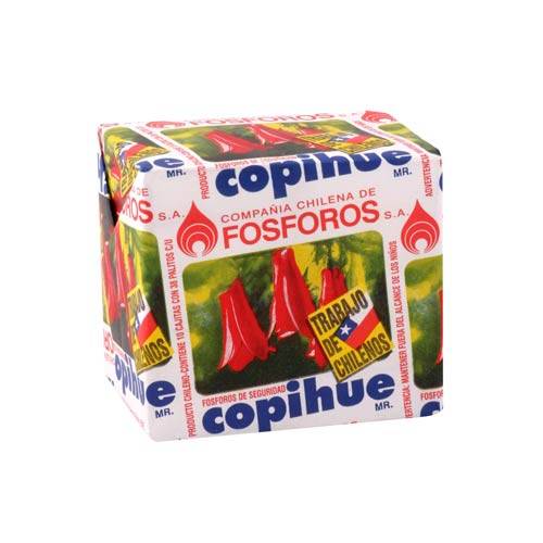 Copihue - Fósforos - 10 x 38 un