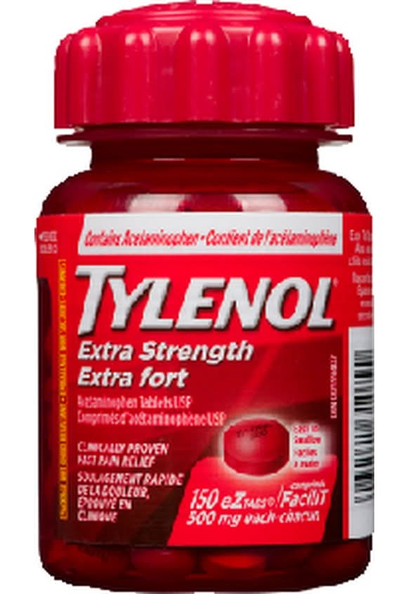 Tylenol Extra Strength Acetaminophen Tablets 500 mg (150 ct)