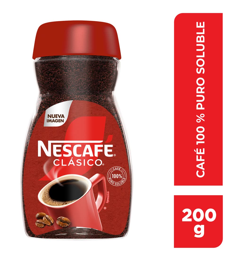 Nescafé · Clásico café puro soluble (200 g)