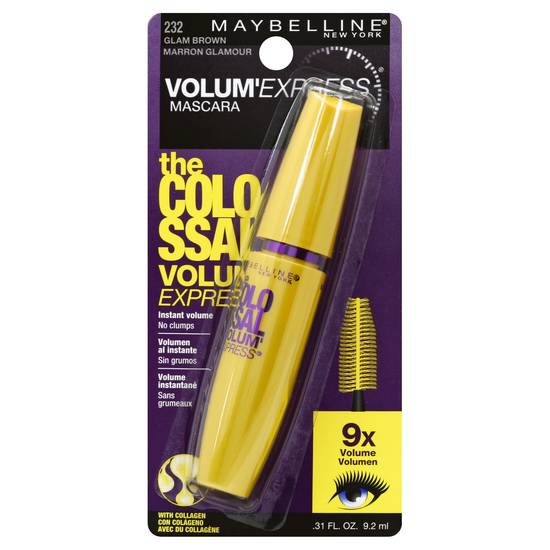 Maybelline New York Glam Brown 232 the Colossal Mascara