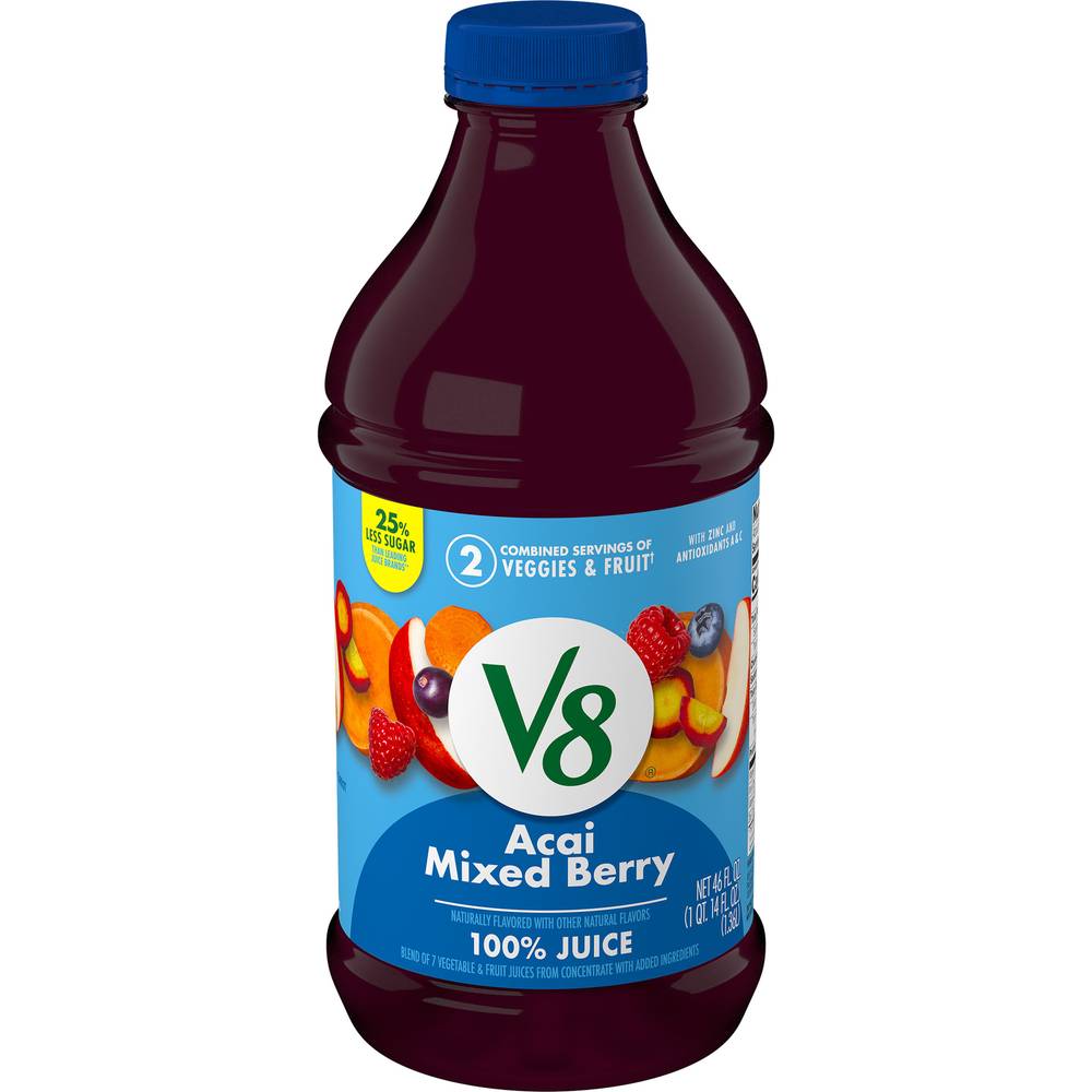 V8 V-Fusion Acai Mixed Berry Juice (46 fl oz)