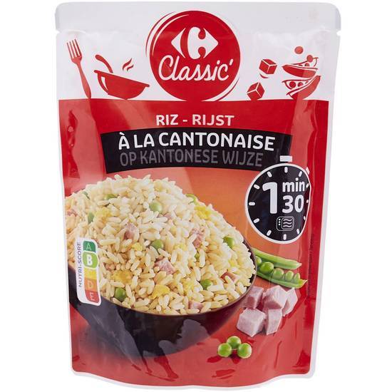 Carrefour Classic' - Riz micro ondes à la cantonaise