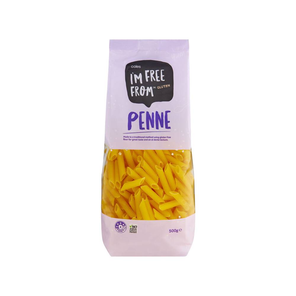 Coles Gluten Free Penne Pasta (500g)