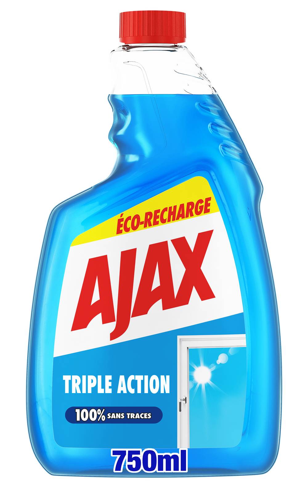 Ajax - Nettoyant ménager vitres triple action (750ml)