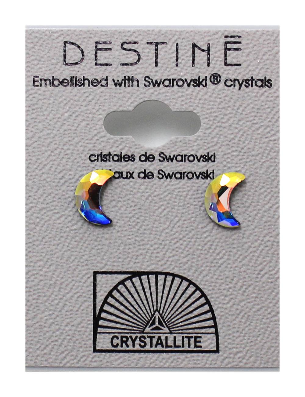 Destine Earring AB Moon 8mm
