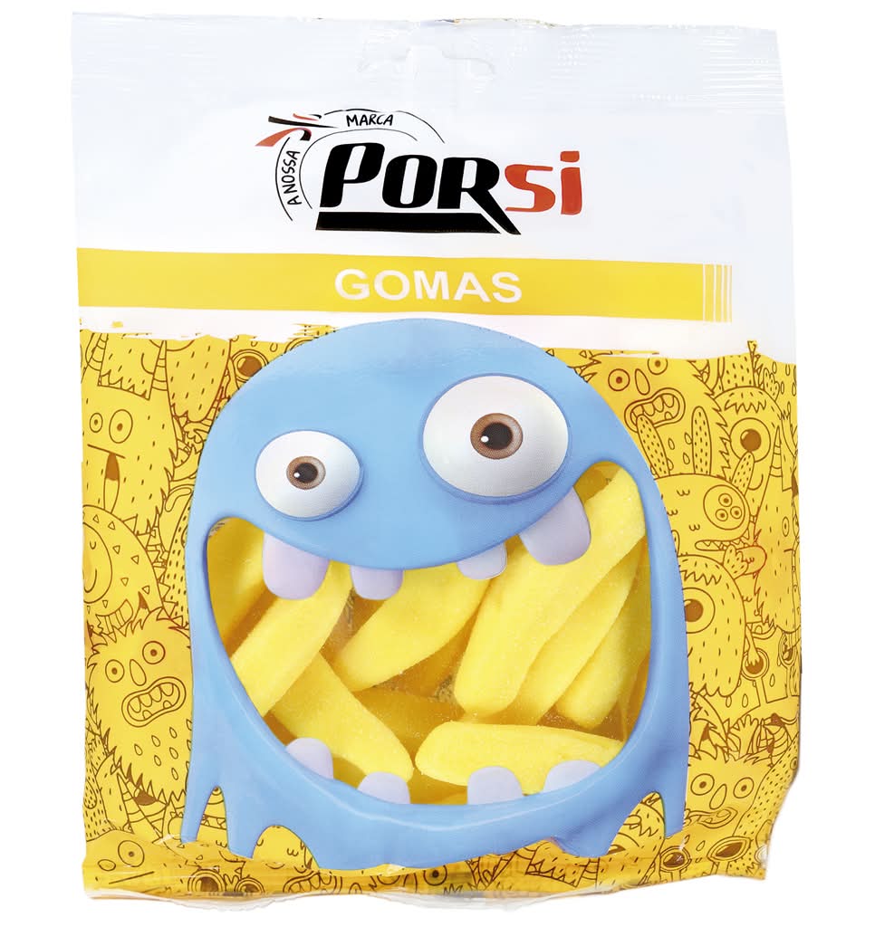 PorSi - Gomas bananas, 300 g