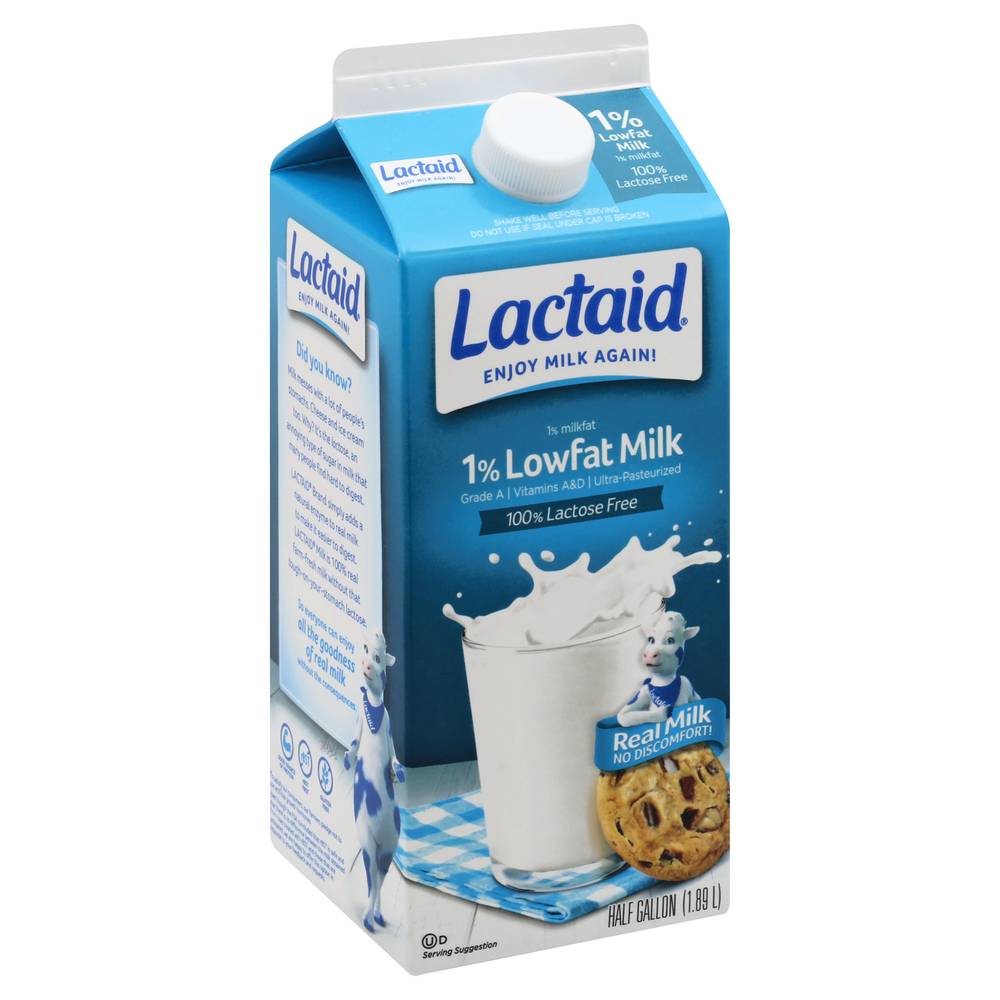 Lactaid 1% Lowfat Lactose Free Milk (1.89 L)