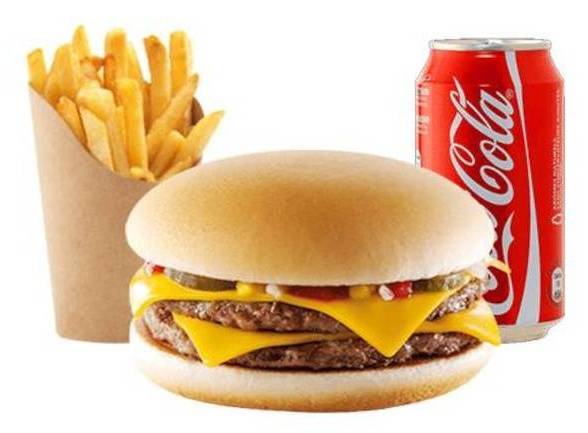 Menu  Double Cheese Burger